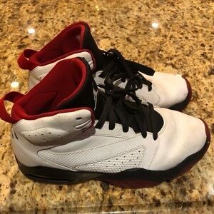 Nike Air Jordan “Lift Off” sneakers.
Sharp‎ white black red leather. Siz…